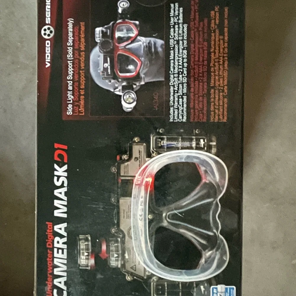 Underwater camera/video mask
